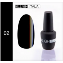 Blush italia  N2 Gel polish black 15 ml